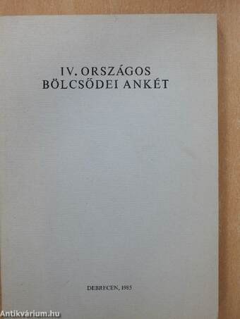 IV. Országos Bölcsődei Ankét