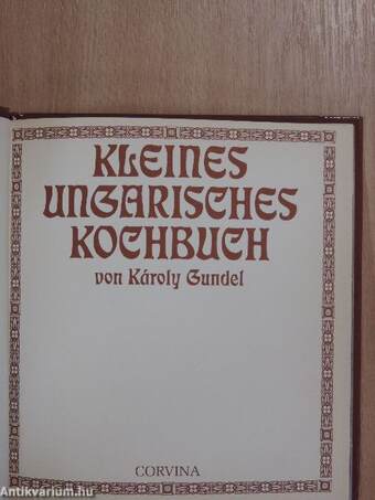 Kleines Ungarisches Kochbuch