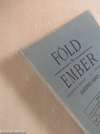 Föld és Ember 1929/1.