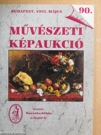 90. Művészeti képaukció