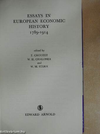 Essays in European Economic History