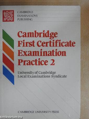 Cambridge First Certificate Examination Practice 2