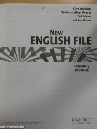 New English File - Elementary - Workbook + Workbook key