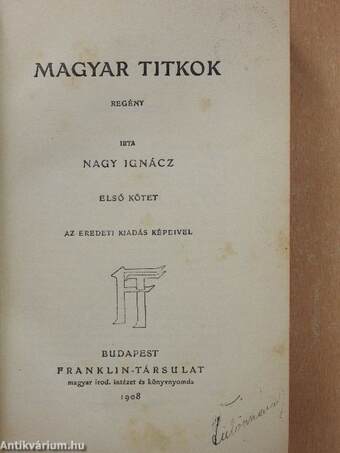 Magyar titkok I-III.