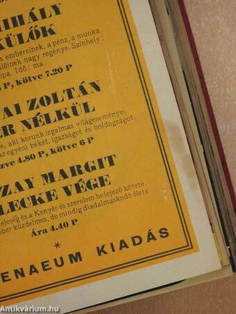 Szinházi Magazin 1939. (nem teljes évfolyam)