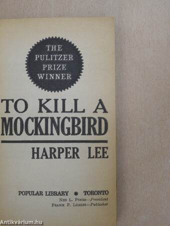 To Kill a Mockingbird