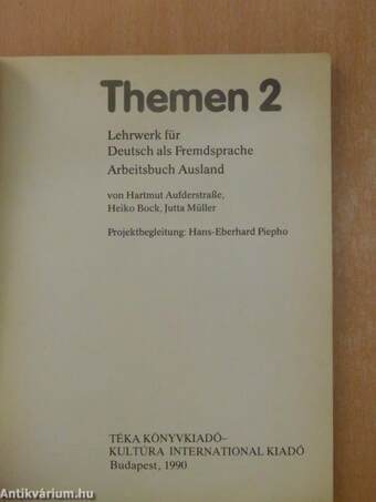 Themen 2 - Arbeitsbuch