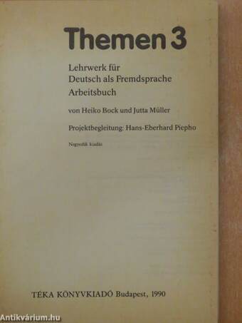 Themen 3 - Arbeitsbuch