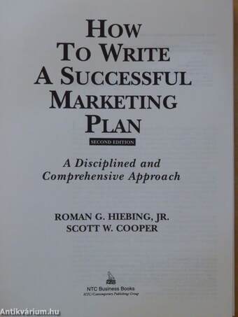 How to write a successful marketing plan