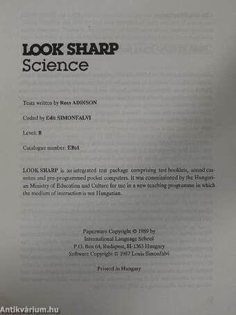 Look Sharp - Booklet B