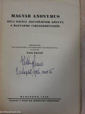 Magyar Anonymus