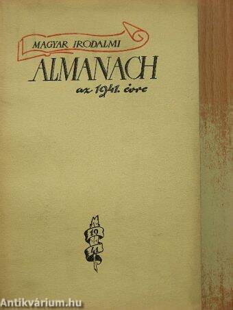 Magyar irodalmi almanach az 1941. évre
