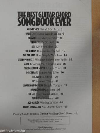 The Best Guitar Chord Song Book Ever 7