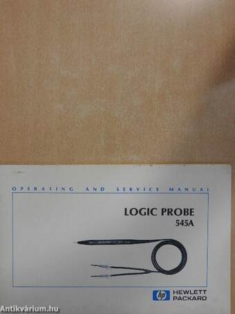 Logic Probe 545A Operating and Service Manual