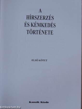 A hírszerzés és kémkedés története I-III.