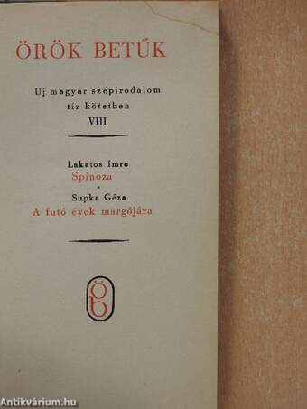 Örök betűk VIII.