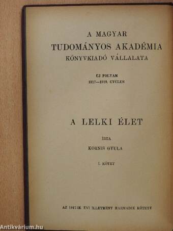 A lelki élet I-III.