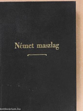 Német maszlag