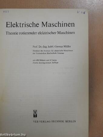 Elektrische Maschinen