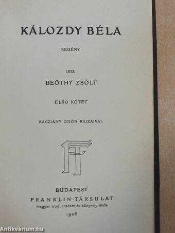 Kálozdy Béla I-II.