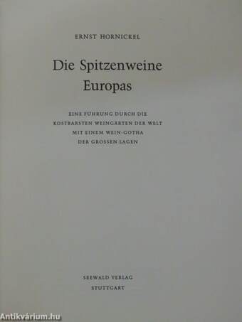 Schatzkammer der Weinfreunde - Die Spitzenweine Europas/Der private Weinkeller 1-2