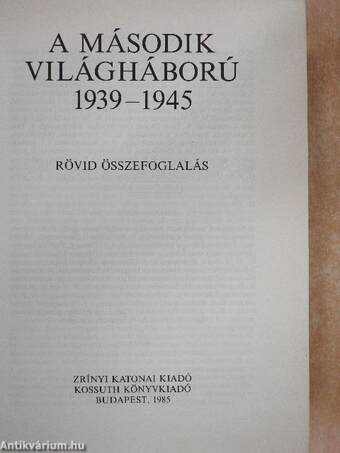 A második világháború