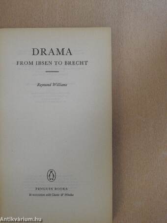 Drama from Ibsen to Brecht