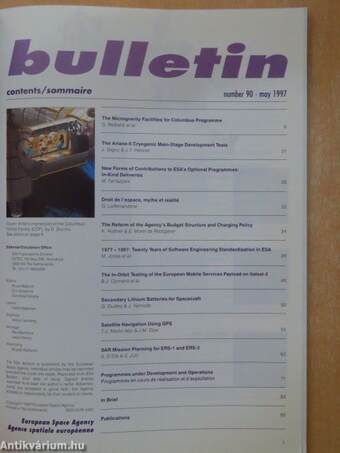 Esa Bulletin May 1997