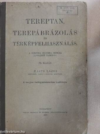 Tereptan, terepábrázolás és terepfelhasználás