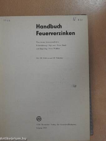 Handbuch Feuerverzinken