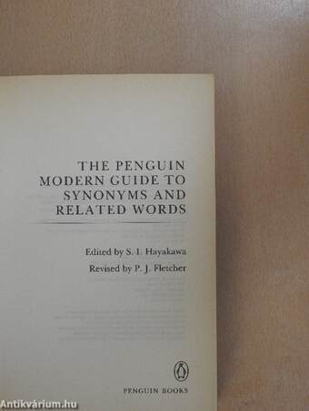 The Penguin Modern Guide to Synonyms and Related Words