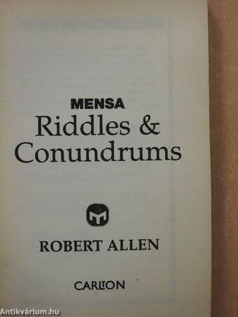 Mensa Riddles & Conundrums