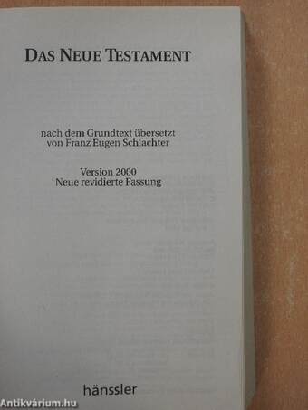 Das Neue Testament