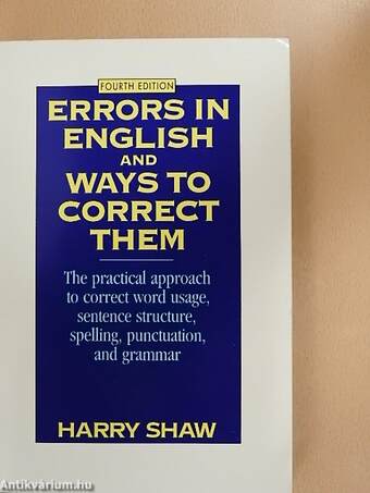 Errors in English And Ways to Correct Them