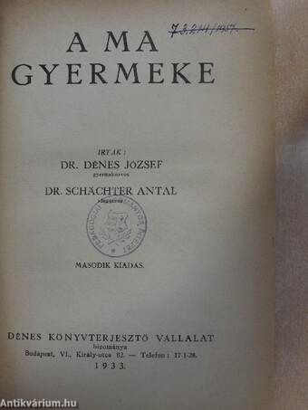 A ma gyermeke