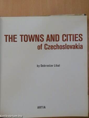 The towns and cities of Czechoslovakia