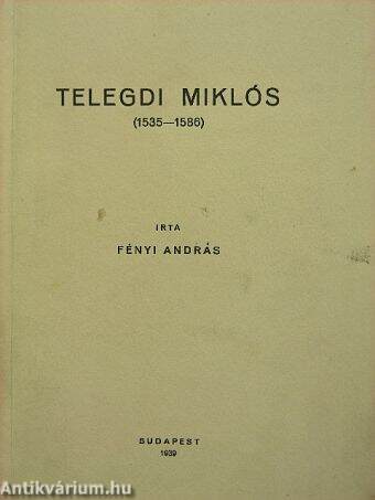 Telegdi Miklós