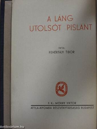 A láng utolsót pislant