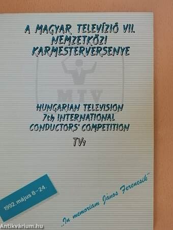 A Magyar Televízió VII. Nemzetközi Karmesterversenye