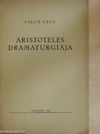 Aristoteles dramaturgiája