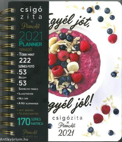 Egyél jót, legyél jól - Határidőnaplóval (2021)