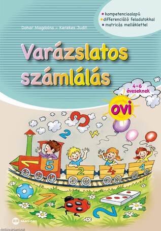 Varázslatos számlálás ovi 4-6 éveseknek (matricás melléklettel)