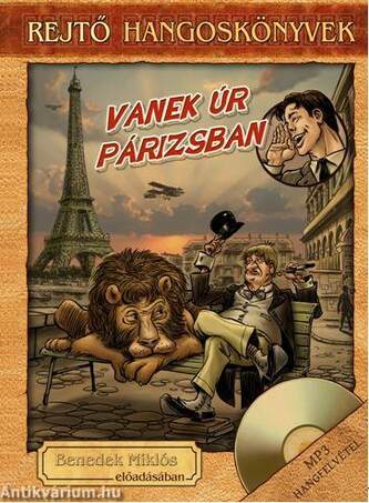 Rejtő-hangoskönyvek - Vanek úr Párizsban - Benedek Miklós előadásában, könyvmelléklettel
