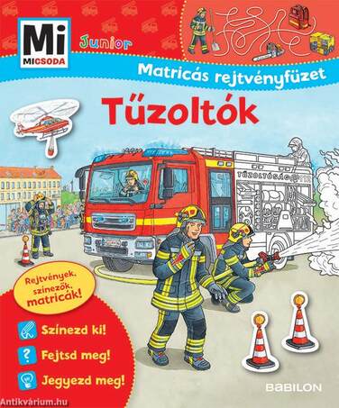 Mi MICSODA Junior Matricás rejtvényfüzet - Tűzoltók