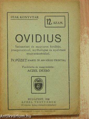 Ovidius IV. (töredék)