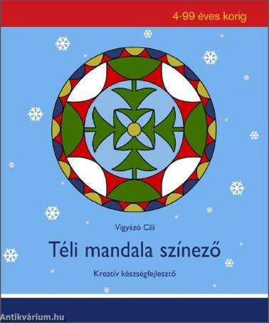 Téli mandala színező