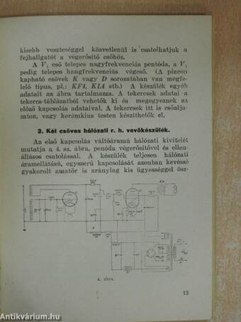 Egyszerű rövidhullámú adó- és vevőkapcsolások