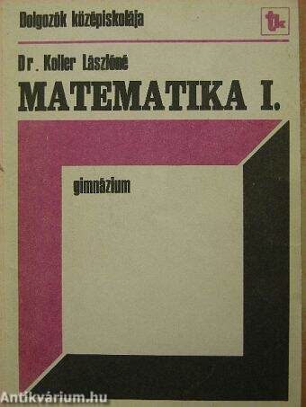 Matematika I.