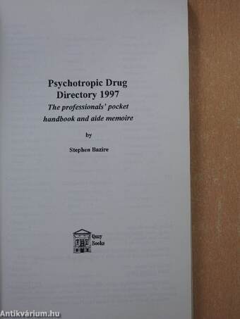 Psychotropic Drug Directory 1997