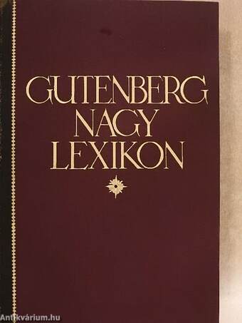 Gutenberg Nagy Lexikon X. (töredék)